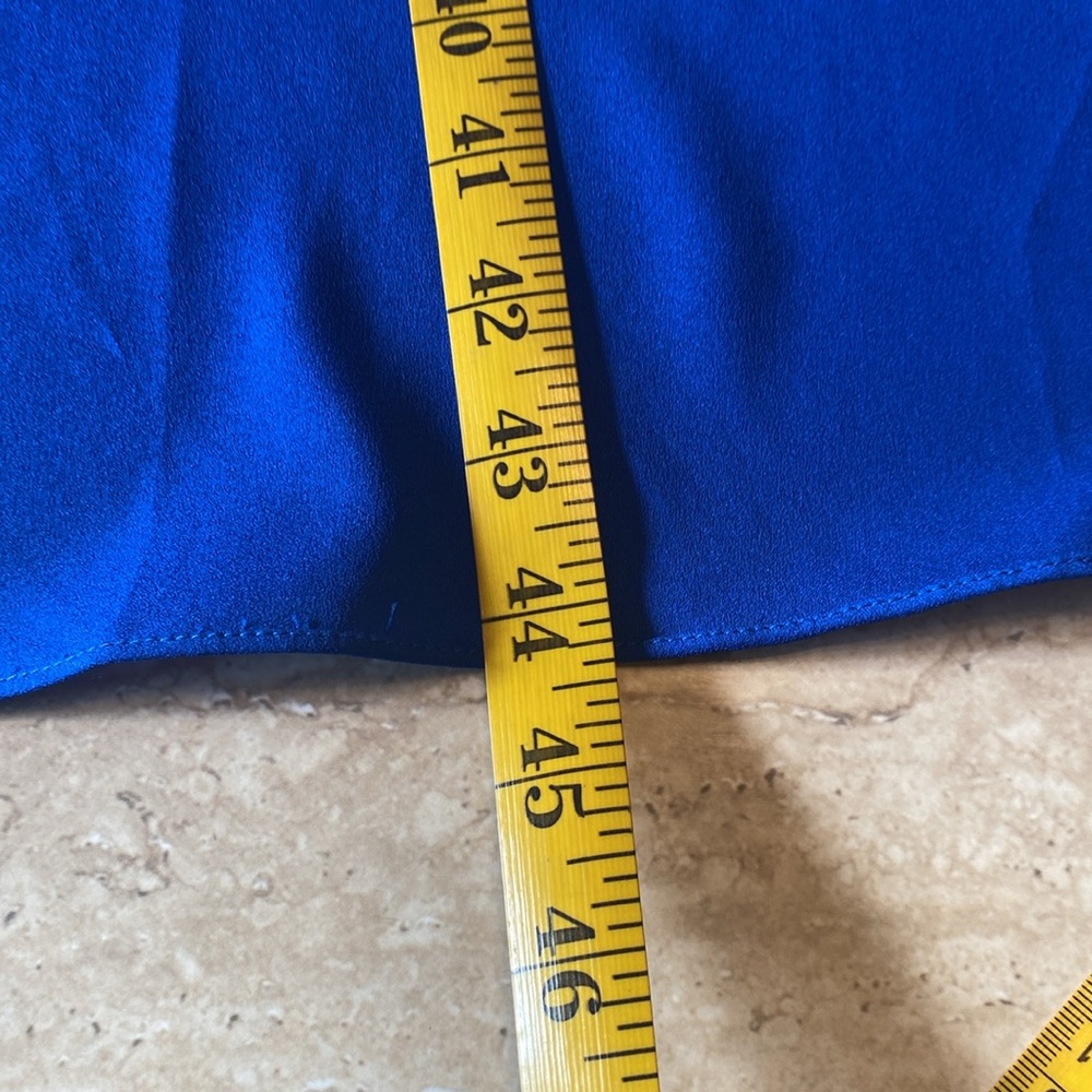 NWT Gianni Bini blue wrap dress, see measurements and photos below - Picture 8 of 12